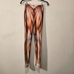 BLACK MILK Australia MultiColor Skin Muscle Body Print Leggings Womens sz XS